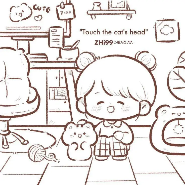 Búp bê giấy cute – Tranh tô màu cho bé thoả sức sáng tạo 47