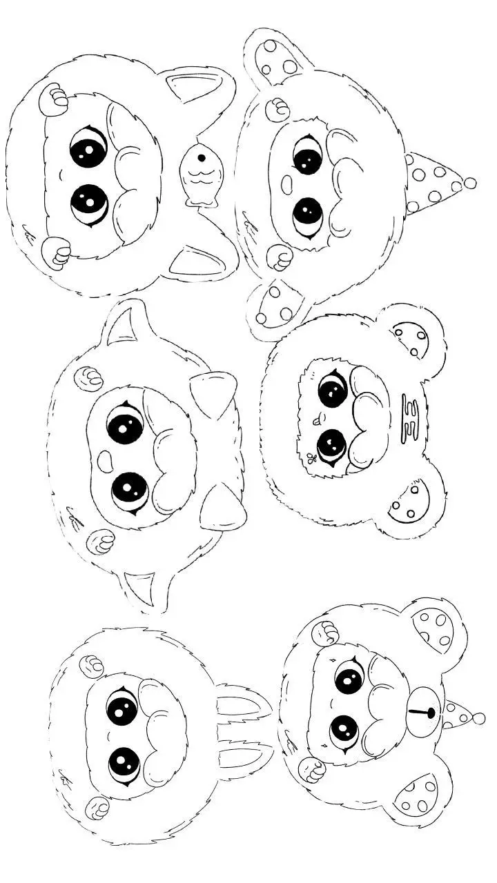 Búp bê giấy cute – Tranh tô màu cho bé thoả sức sáng tạo 48