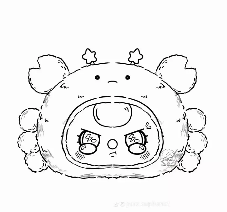 Búp bê giấy cute – Tranh tô màu cho bé thoả sức sáng tạo 68