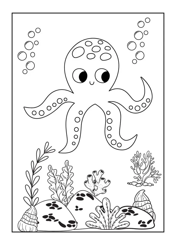 Tranh tô màu cá heo - Khám phá đại dương với sắc màu phong phú 24