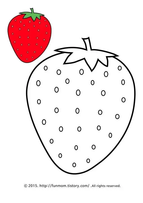 Tranh Tô Màu Các Loại Quả - Khám Phá Thế Giới Màu Sắc 4