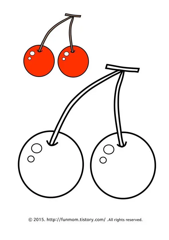 Tranh Tô Màu Các Loại Quả - Khám Phá Thế Giới Màu Sắc 41