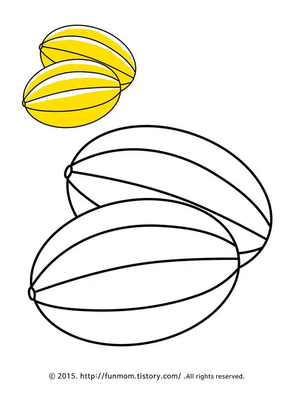Tranh Tô Màu Các Loại Quả - Khám Phá Thế Giới Màu Sắc 50
