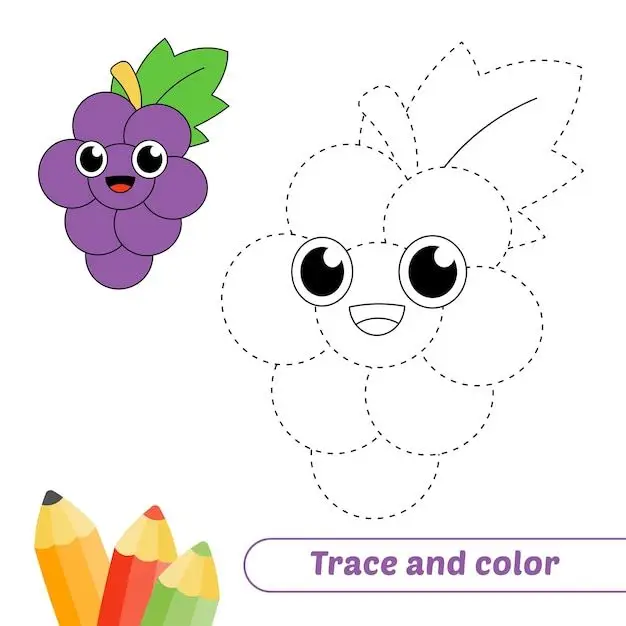 Tranh Tô Màu Các Loại Quả - Khám Phá Thế Giới Màu Sắc 62