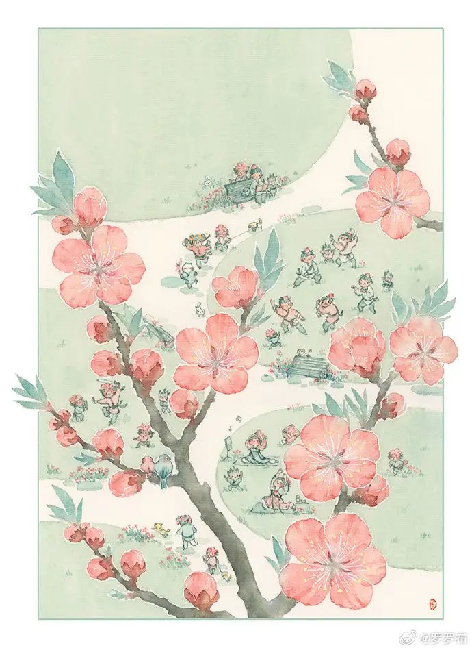 Tranh tô màu cành hoa mai - Tô màu đón Tết Nguyên Đán 13