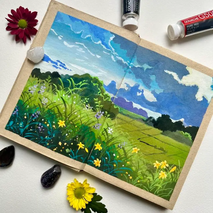 Tranh tô màu cành hoa mai - Tô màu đón Tết Nguyên Đán 40