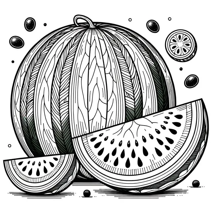 Tranh Tô Màu Cây Dừa Dễ Thương Cho Trẻ Em 62