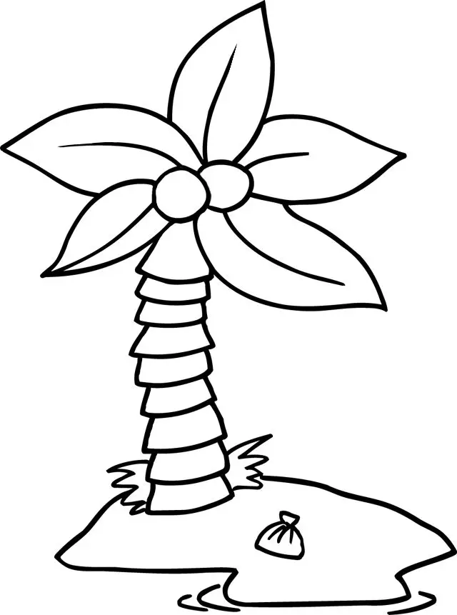 Tranh Tô Màu Cây Xanh Thú Vị Cho Trẻ 3