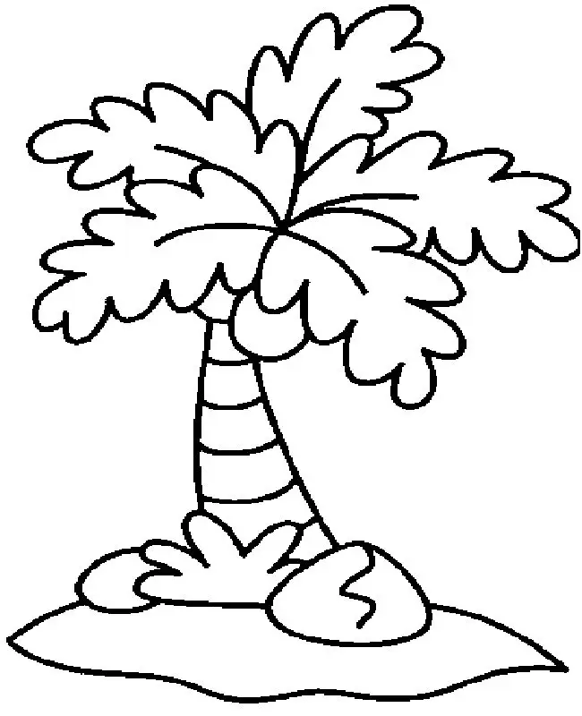 Tranh Tô Màu Cây Xanh Thú Vị Cho Trẻ 12