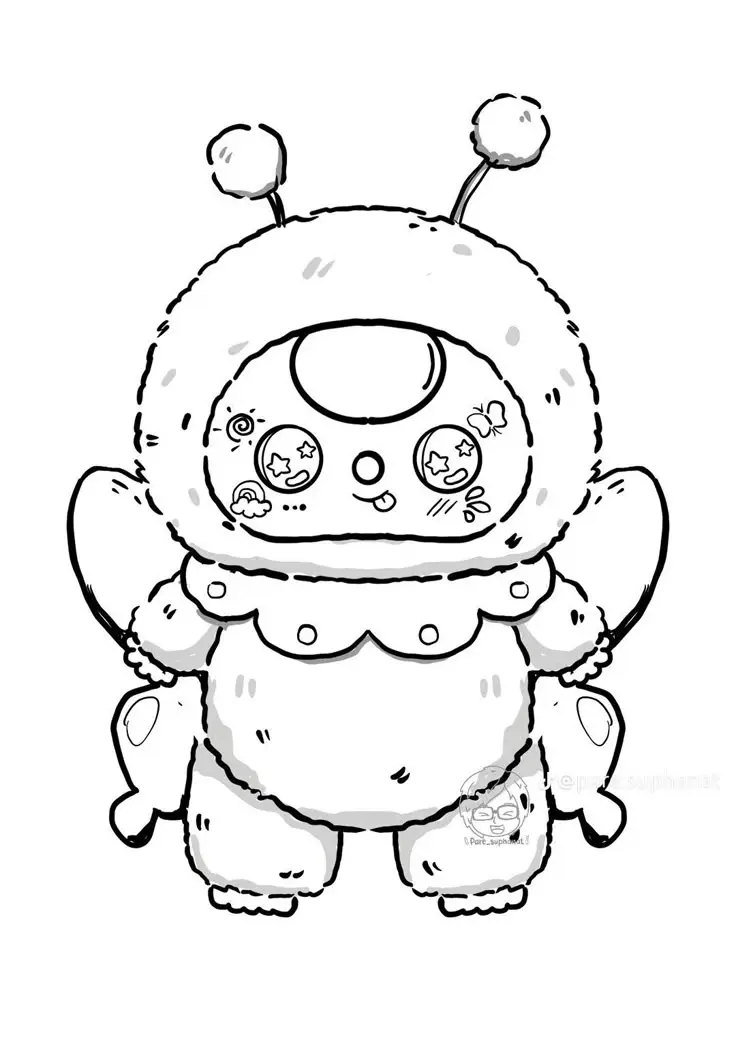 Tranh Tô Màu Cây Xanh Thú Vị Cho Trẻ 35