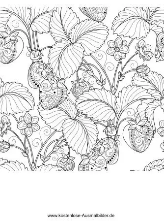 Tranh Tô Màu Cây Xanh Thú Vị Cho Trẻ 65