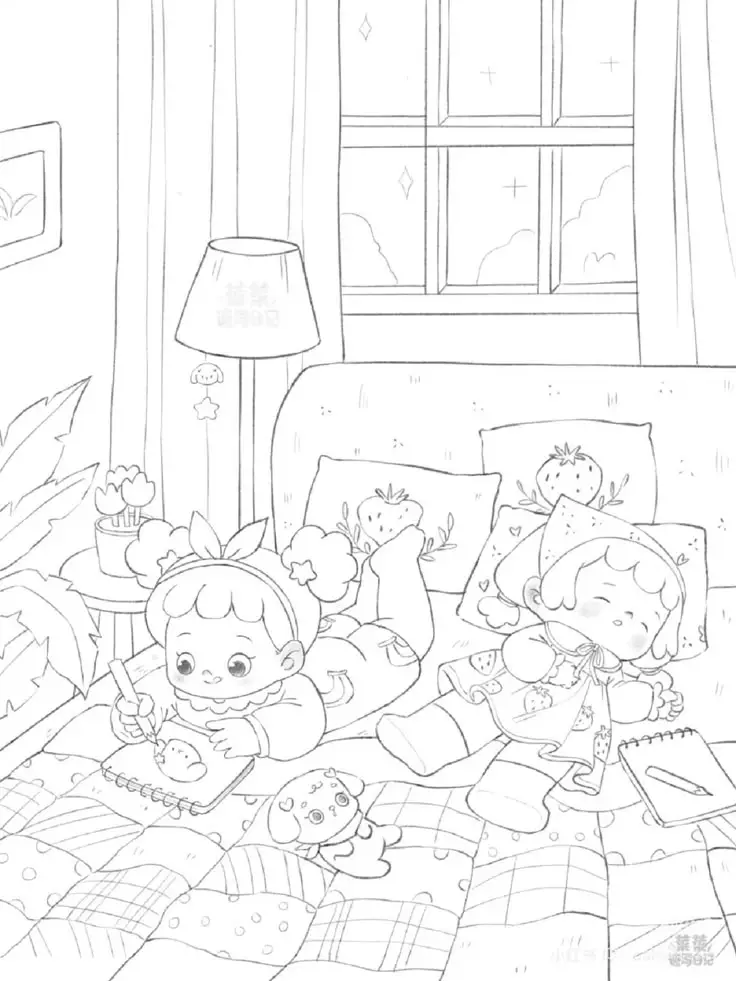 Tranh Tô Màu Đặc Biệt Dành Cho Bé Gái 12 Tuổi 22