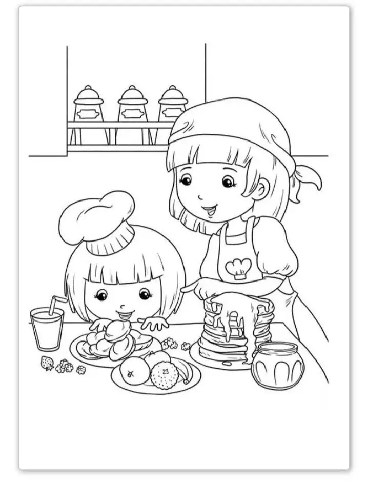 Tranh Tô Màu Cho Bé Gái: Bộ Sưu Tập 50 Hình Ảnh Đáng Yêu 48