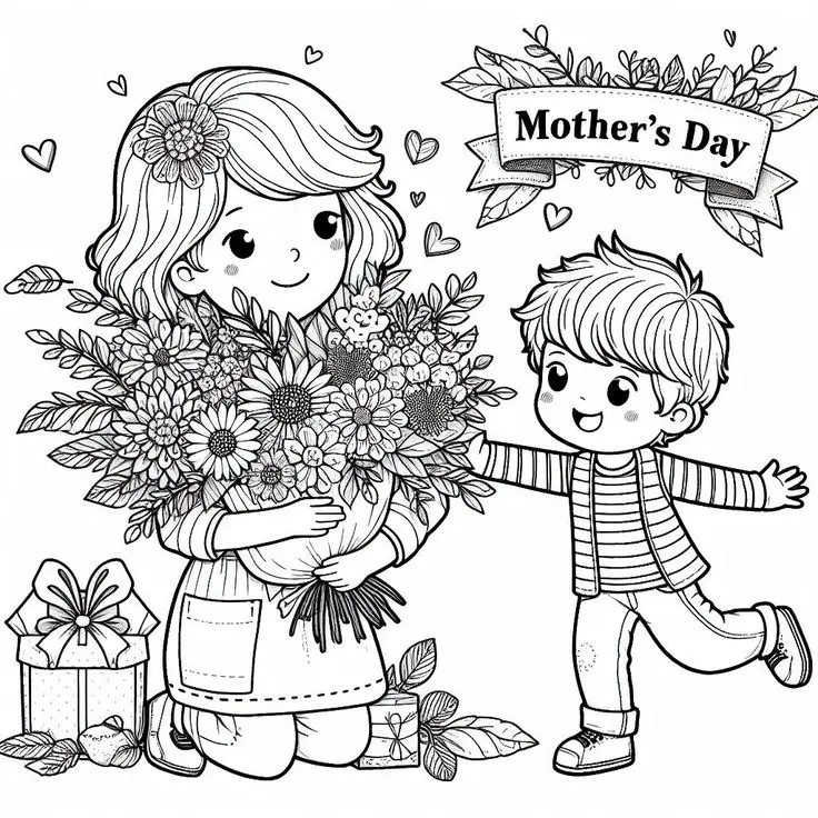 Tranh tô màu cho bé gái 8 tuổi - Bộ sưu tập hình ảnh đáng yêu 40