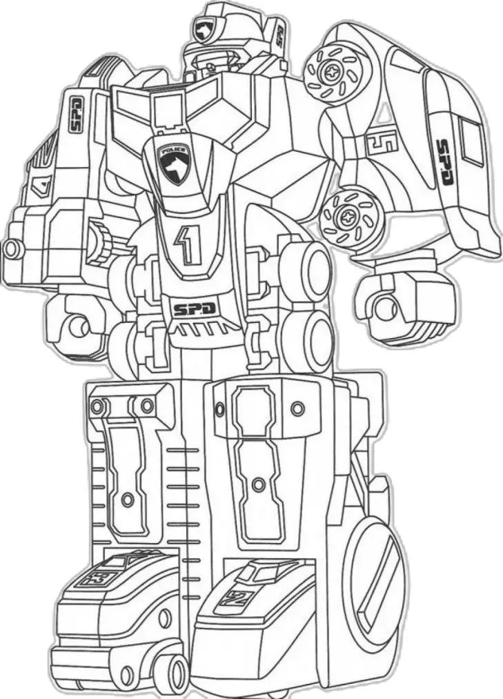 Tranh tô màu cho bé trai thích khám phá 46