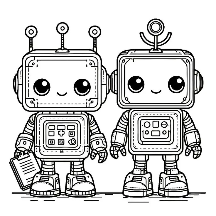 Tranh tô màu cho bé trai thích khám phá 53