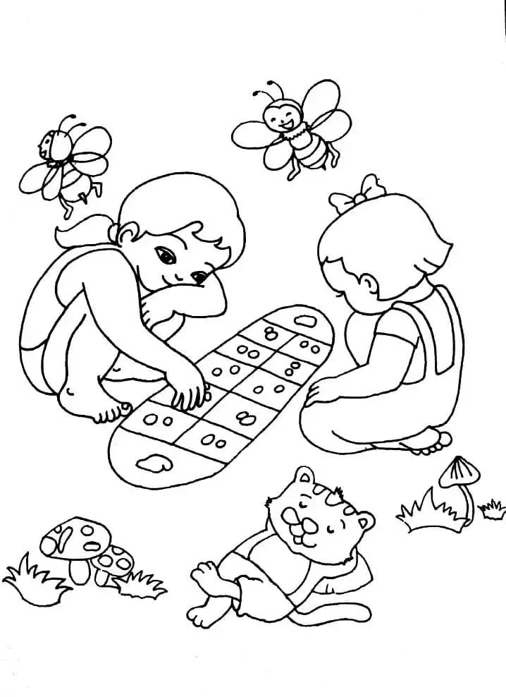 Tranh tô màu cho bé trai thích khám phá 55