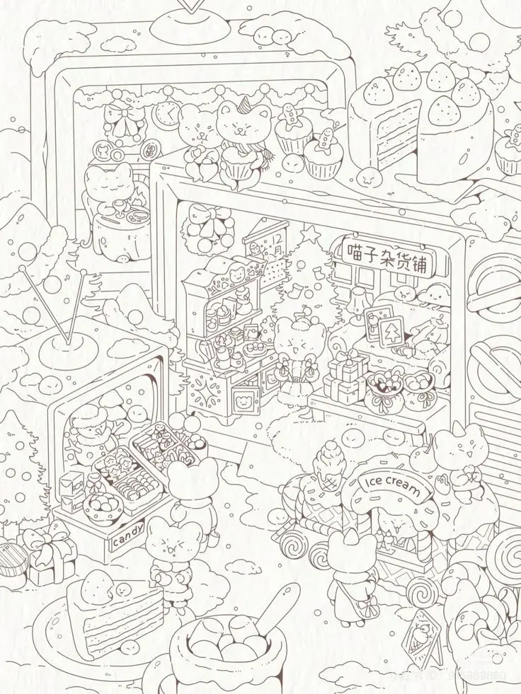 Tranh Tô Màu Cho Người Lớn - Thư Giãn và Sáng Tạo 34