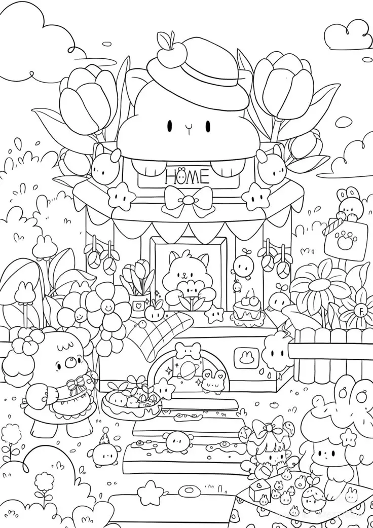 Tranh Tô Màu Cho Người Lớn - Thư Giãn và Sáng Tạo 63