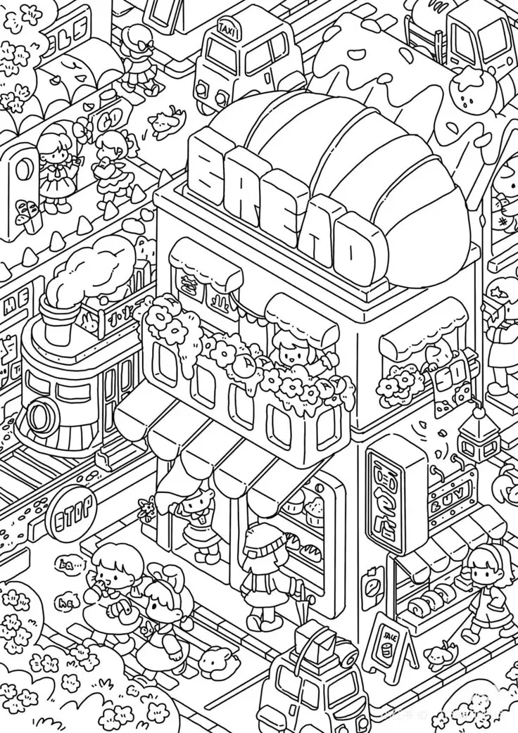 Tranh Tô Màu Cho Người Lớn - Thư Giãn và Sáng Tạo 64