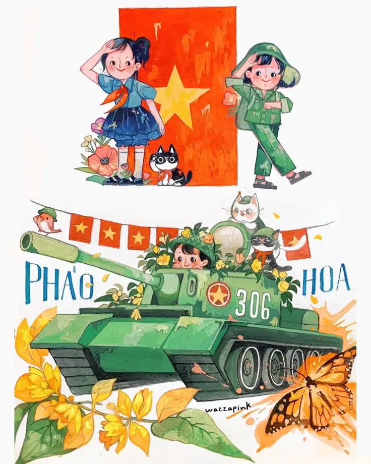 Tranh tô màu chú bộ đội cho trẻ em phát triển sáng tạo 36