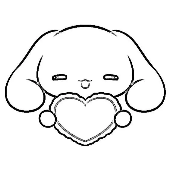 Tranh tô màu Cinnamoroll cute cho fan anime 7