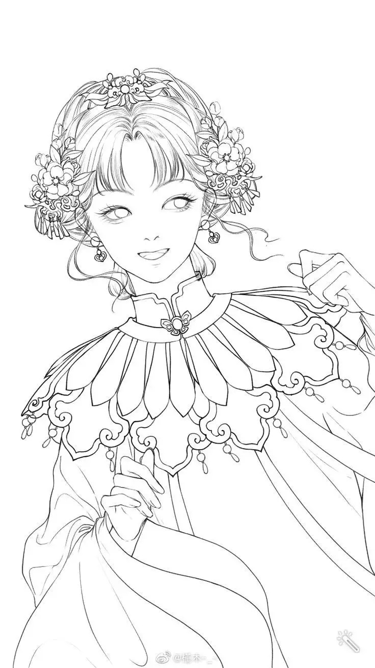 Tranh Tô Màu Cổ Trang: Các Nhân Vật Lịch Sử Qua 50 Hình Ảnh Sáng Tạo 8