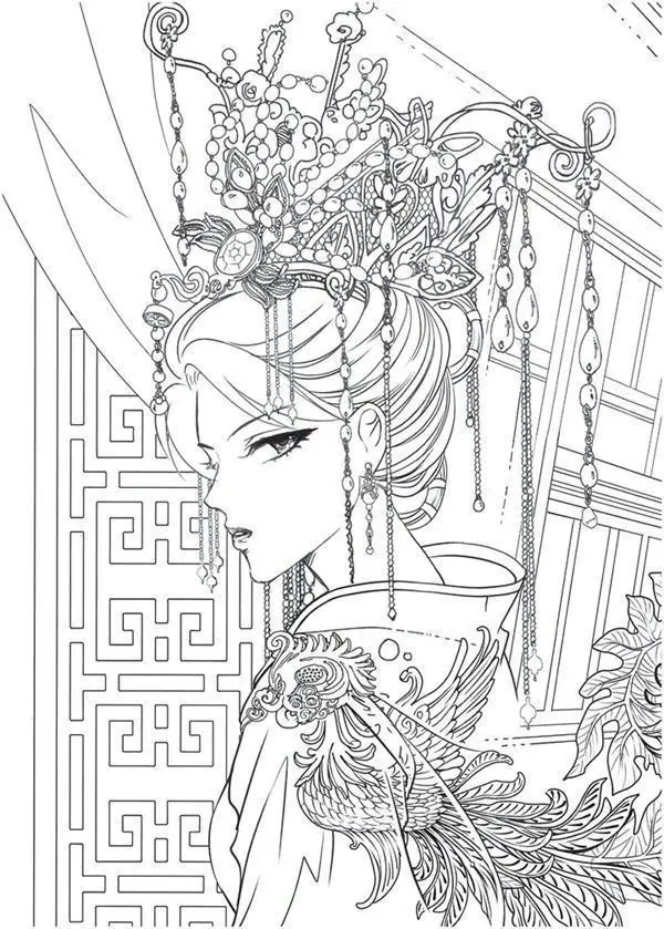 Tranh Tô Màu Cổ Trang: Các Nhân Vật Lịch Sử Qua 50 Hình Ảnh Sáng Tạo 29