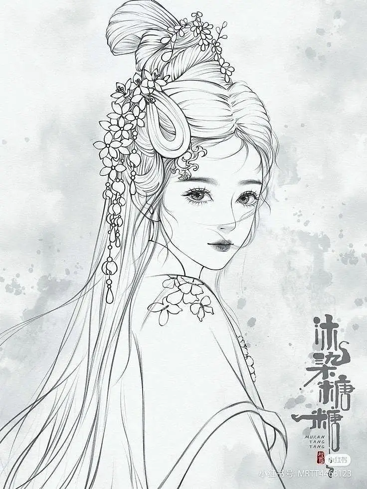 Tranh Tô Màu Cổ Trang: Các Nhân Vật Lịch Sử Qua 50 Hình Ảnh Sáng Tạo 38