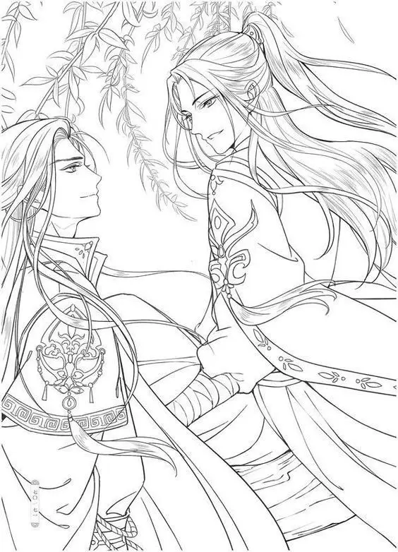 Tranh Tô Màu Cổ Trang: Các Nhân Vật Lịch Sử Qua 50 Hình Ảnh Sáng Tạo 39