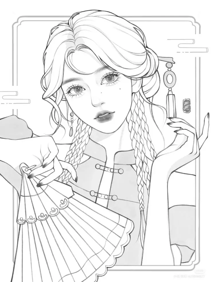 Tranh Tô Màu Cổ Trang: Các Nhân Vật Lịch Sử Qua 50 Hình Ảnh Sáng Tạo 60