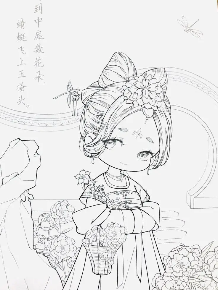 Tranh Tô Màu Cổ Trang: Các Nhân Vật Lịch Sử Qua 50 Hình Ảnh Sáng Tạo 62