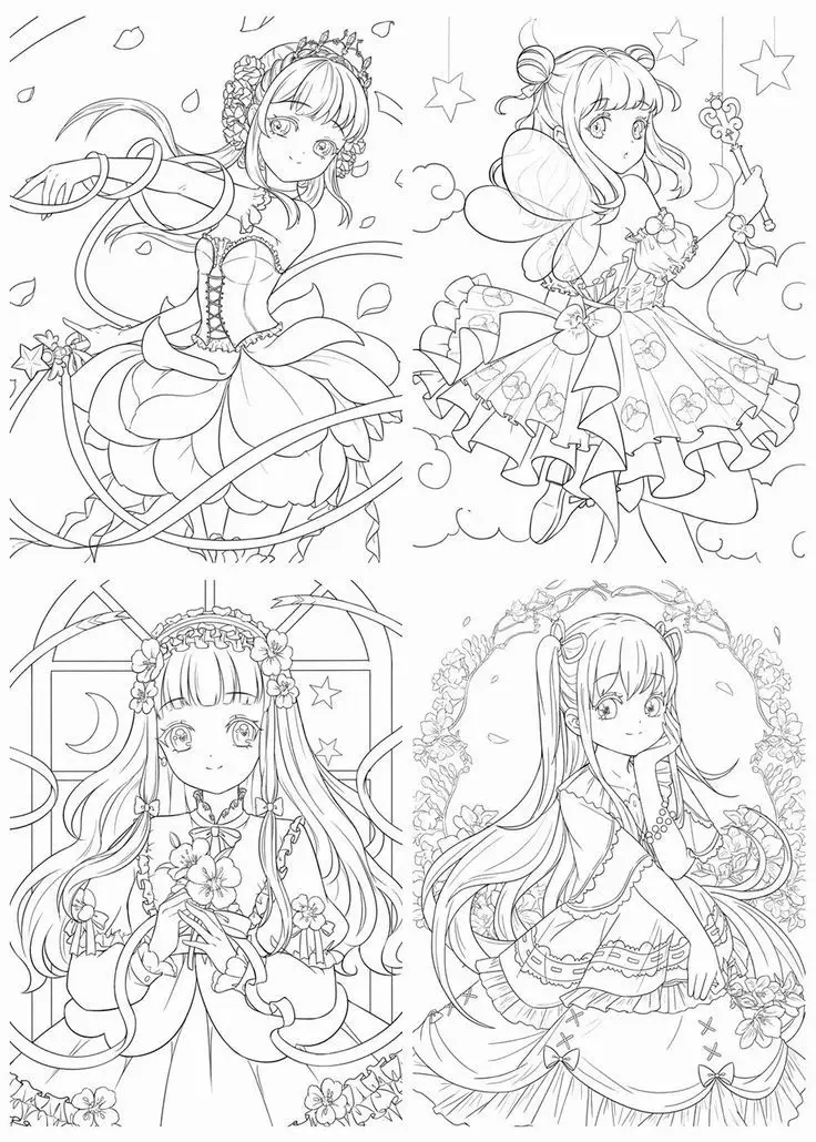 Tranh tô màu con người – Tạo hình vui nhộn 5