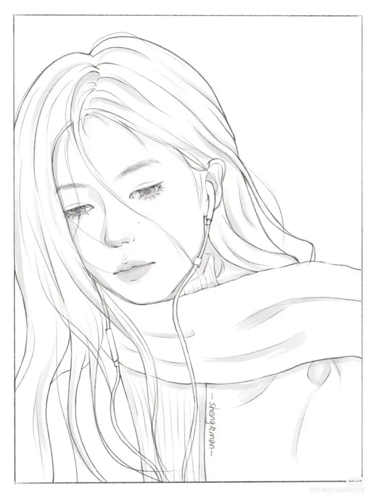 Tranh tô màu con người – Tạo hình vui nhộn 26