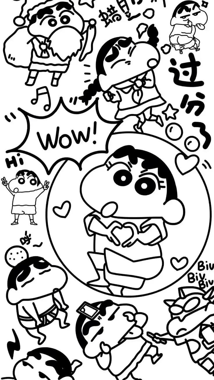 Tranh tô màu con người – Tạo hình vui nhộn 31