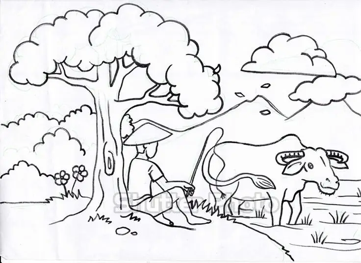 Tranh tô màu con người – Tạo hình vui nhộn 52