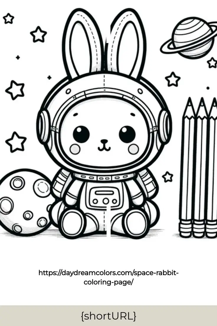 Tranh tô màu con thỏ đáng yêu cho bé 21