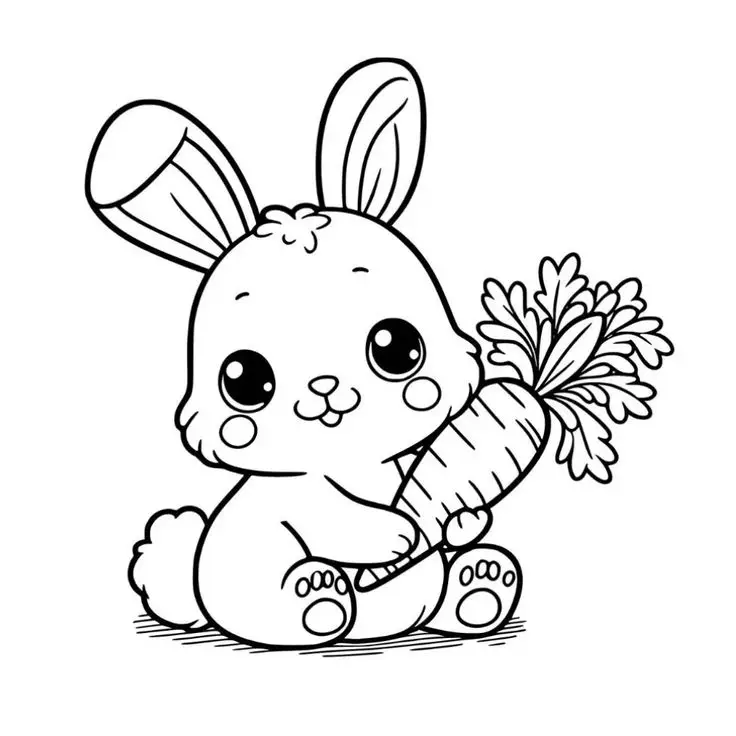 Tranh Tô Màu Củ Cà Rốt Ngộ Nghĩnh 22