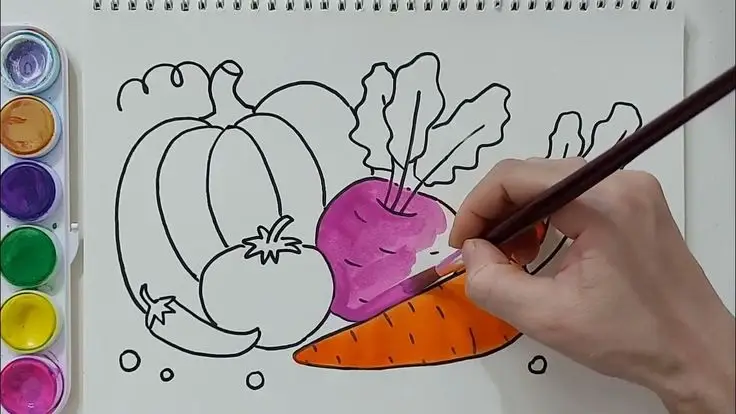 Tranh Tô Màu Củ Cà Rốt Ngộ Nghĩnh 52