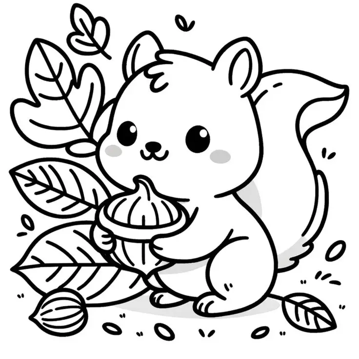 Tranh tô màu cute phô mai que cho bé sáng tạo 9