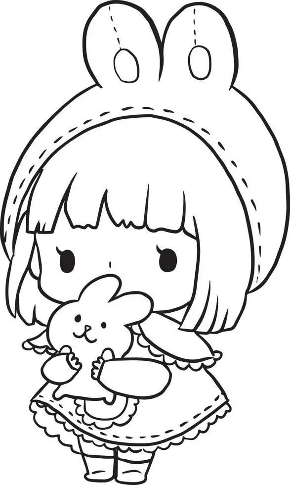 Tranh tô màu cute phô mai que cho bé sáng tạo 21