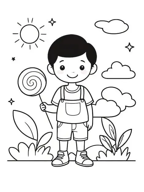 Tranh Tô Màu Dễ Thương Cho Trẻ Em 7