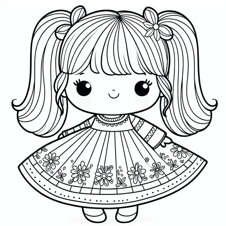 Tranh Tô Màu Dễ Thương Cho Trẻ Em 33