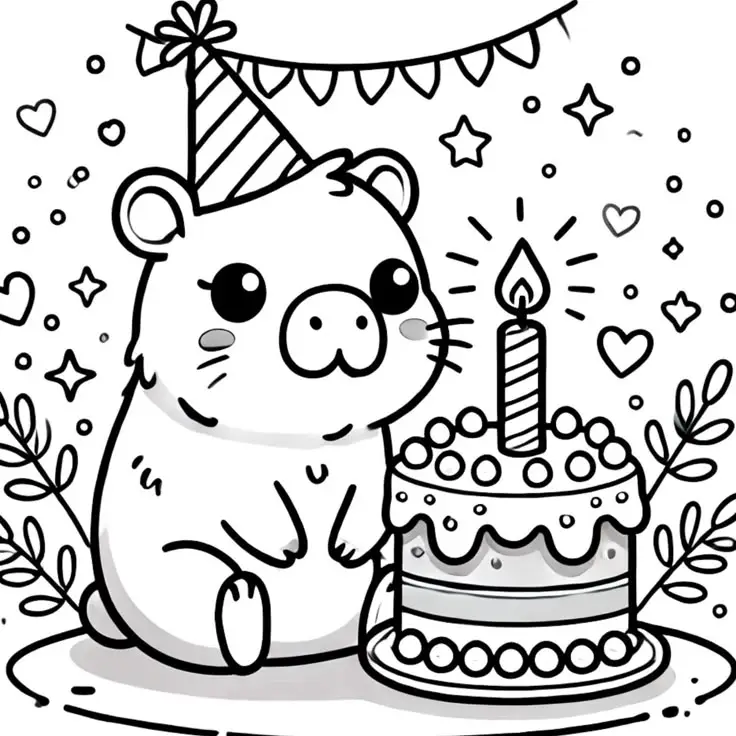 Tranh Tô Màu Dễ Thương Cho Trẻ Em 63