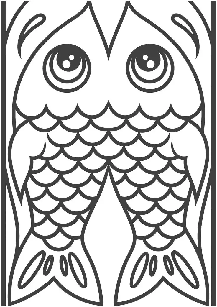 Tranh Tô Màu Đèn Ông Sao Trung Thu Vui Tươi 30