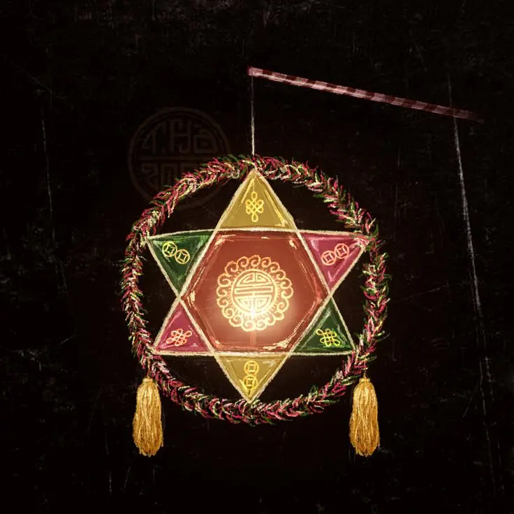 Tranh Tô Màu Đèn Ông Sao Trung Thu Vui Tươi 53