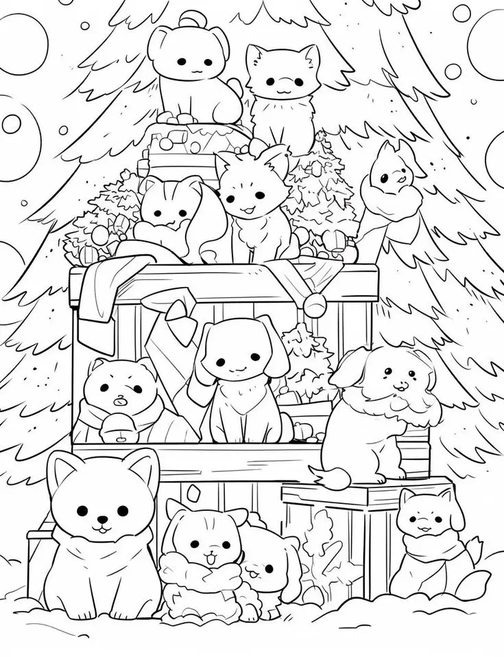 Tranh Tô Màu Gấu Dâu - Hình Ảnh Dễ Thương Cho Bé 5