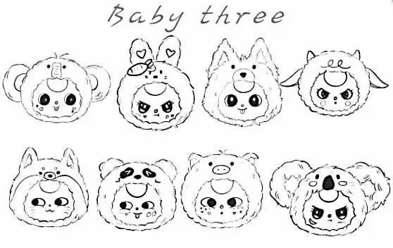 Tranh Tô Màu Gấu Dâu - Hình Ảnh Dễ Thương Cho Bé 16