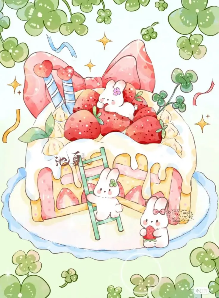 Tranh Tô Màu Gấu Dâu - Hình Ảnh Dễ Thương Cho Bé 57