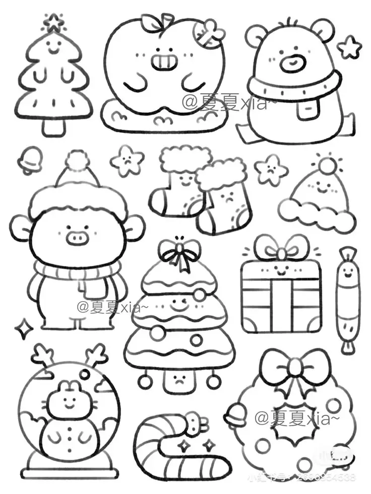 Tranh Tô Màu Giáng Sinh Tạo Dáng Vẻ Ngày Lễ Của Bạn 10